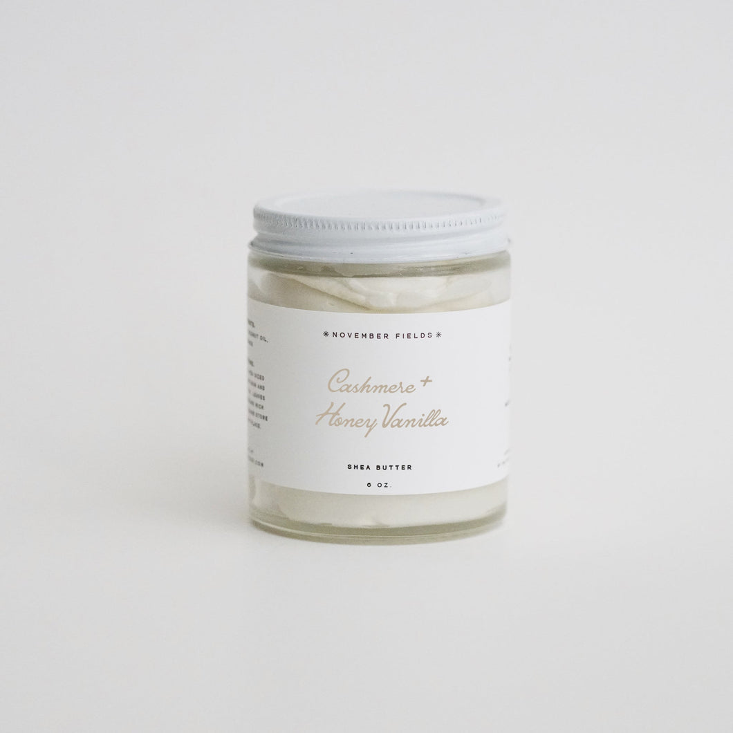 Cashmere + Honey Vanilla Shea Butter