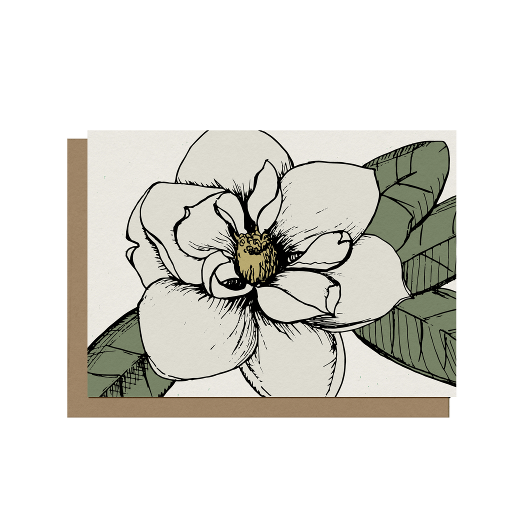 Magnolia Card - Blank Card