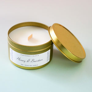 Honey and Bourbon Soy Wax Candle