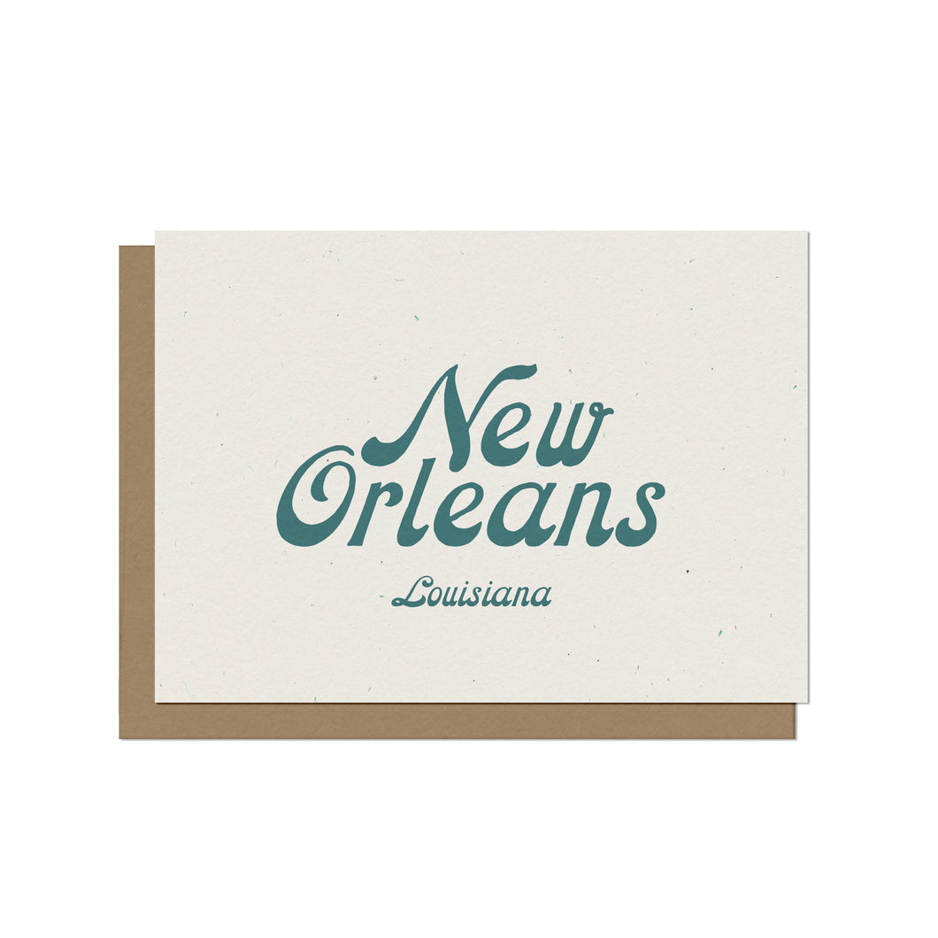 Retro New Orleans Card