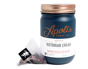 Victorian Cream Organic Black Tea, Includes 12 Bags