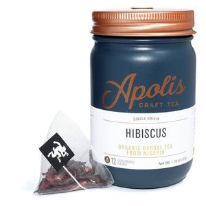 Hibiscus Herbal Tea from Nigeria, Includes 12 Tea Bags