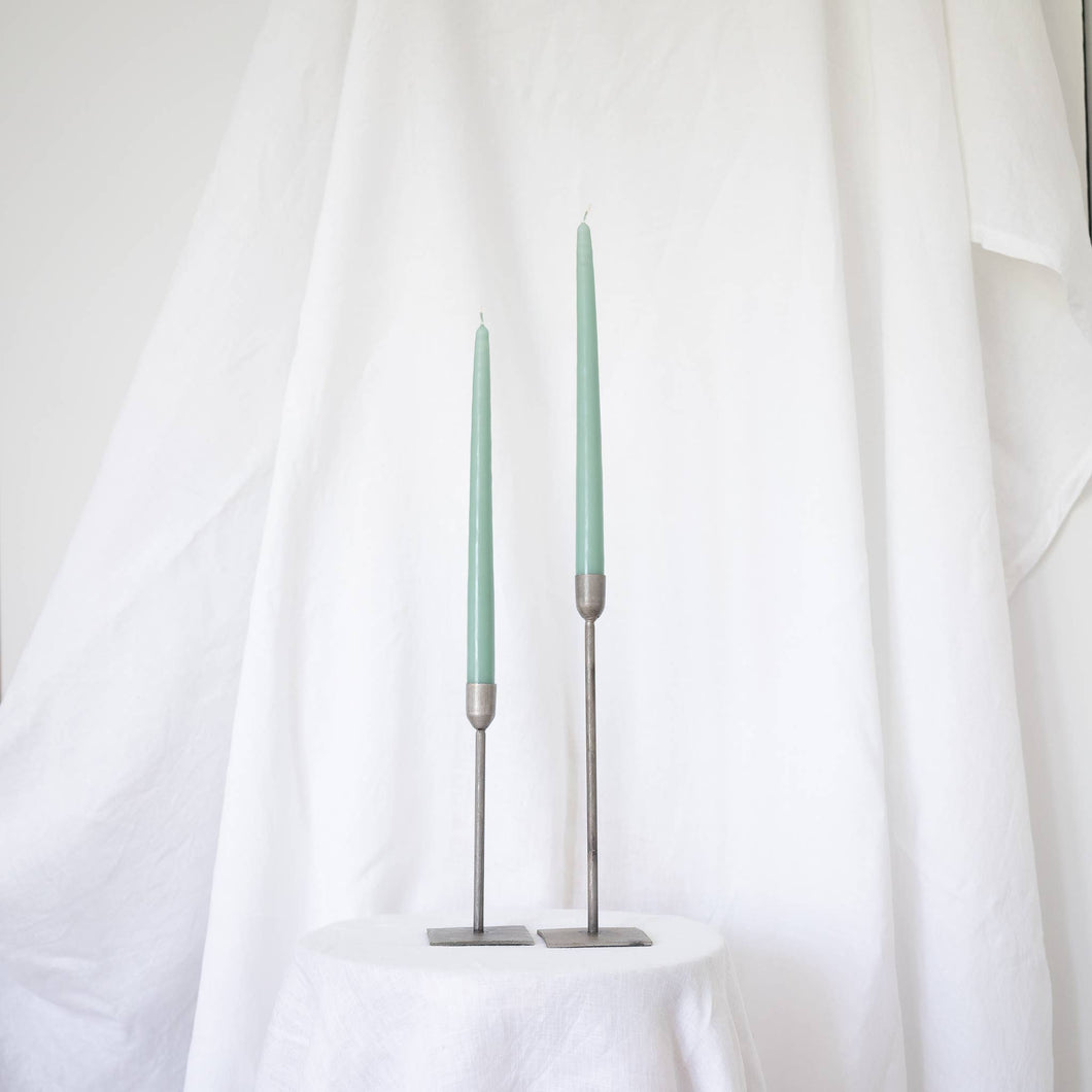 Taper Candles - Pair Sage