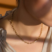 Gold Cable Chain Necklace