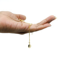 Jan - Small Round Gold Plated Pendant Necklace