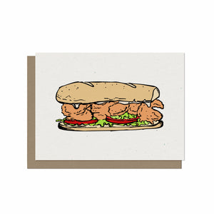 Po-Boy Blank Card