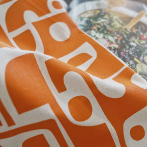 Mid Century Modern Inspired Kitchen Towel, Tea Towel