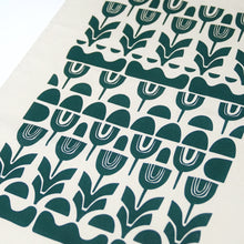 Repeating Abstract Floral Kitchen Towel