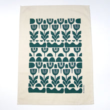 Repeating Abstract Floral Kitchen Towel