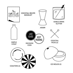 Drinks Well with Others Cocktail Kit | Olive Green