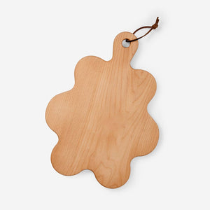 Wavy Floral Wooden Serving Board