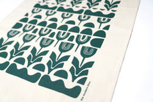 Repeating Abstract Floral Kitchen Towel