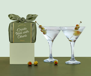 Drinks Well with Others Cocktail Kit | Olive Green