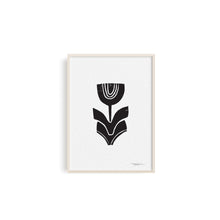 Abstract Tulip I Mini Block Print