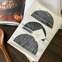 Trio Arches Tea Towel - Screen-Printed Natural Kitchen Towel