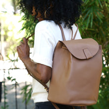 Aubrey Vegan Backpack in Mocha