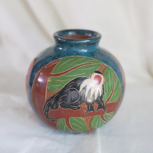Vintage Costa Rican Carved Vase