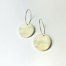 Camden - Modern Circle Porcelain Hoop Earrings