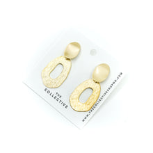 Candace Brass and Matte Gold Earrings