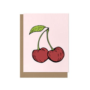 Cherries Blank Card