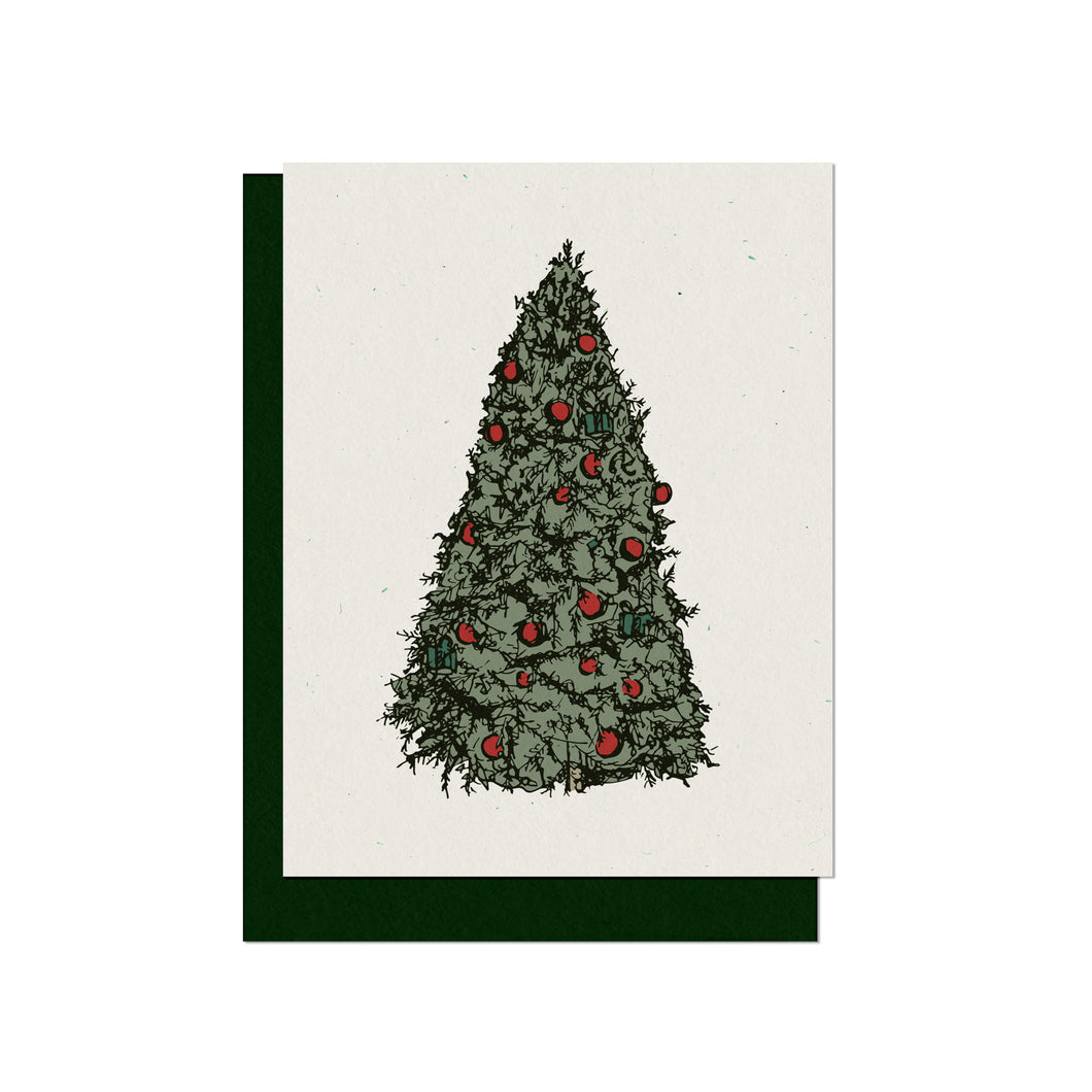Christmas Tree Blank Holiday Card