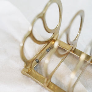Vintage Brass Swan Letter Holder