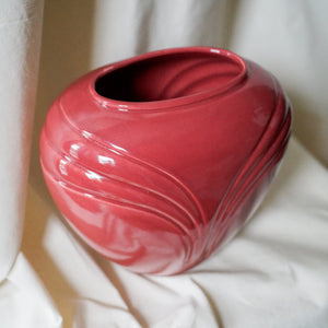 Ruby Vintage Haeger Deco Vase