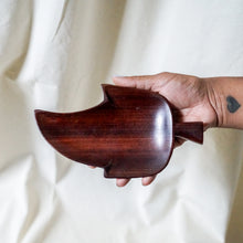 Vintage Wood Leaf Dish