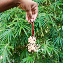 Voodoo Doll Wood Ornament