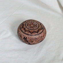 Vintage Peruvian Gourd Hand Carved Folk Art
