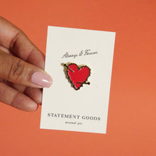 Voodoo Heart Enamel Pin