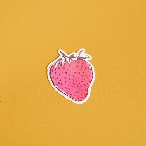 Strawberry Fruit Sticker