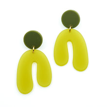 Marley Organic Shapes Resin Earrings