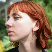 Sharon - Shell Charm Hoop Earrings
