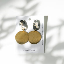 Quinn Resin and Brass Earrings