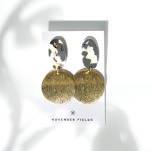 Quinn Resin and Brass Earrings