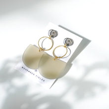 Cleopatra - Gray Acetate Earrings