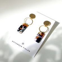 Imogen Multi-Colored Resin and Gold Earrings