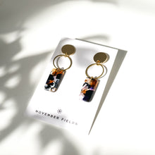 Imogen Multi-Colored Resin and Gold Earrings