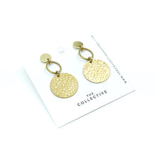 Kelsey Raw Brass Dangle Earrings