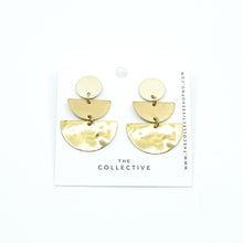 Jamie Raw Brass Earrings