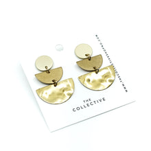 Jamie Raw Brass Earrings