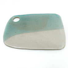Bienville - Large Ceramic Charcuterie Board - Sea Glass/White