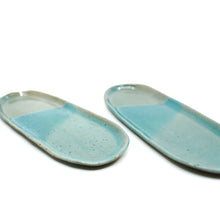 Small Oblong Hand-Formed Dishes - Double Dipped Modern Ceramic Dish