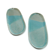 Small Oblong Hand-Formed Dishes - Double Dipped Modern Ceramic Dish