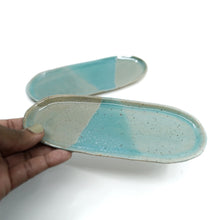 Small Oblong Hand-Formed Dishes - Double Dipped Modern Ceramic Dish