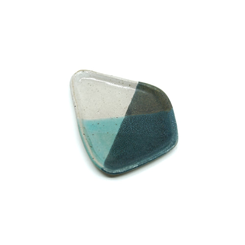 Tchoup - Small Modern Ceramic Dish - Triple Dipped - No.4-01