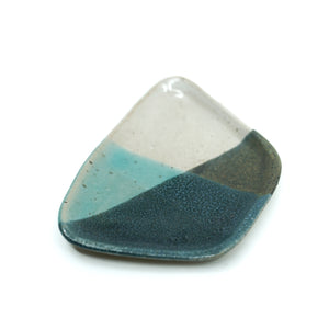 Tchoup - Small Modern Ceramic Dish - Triple Dipped - No.4-01