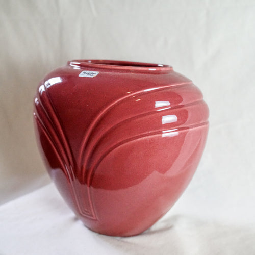 Ruby Vintage Haeger Deco Vase