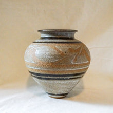 Vintage Hand-Glazed Ceramic Vase
